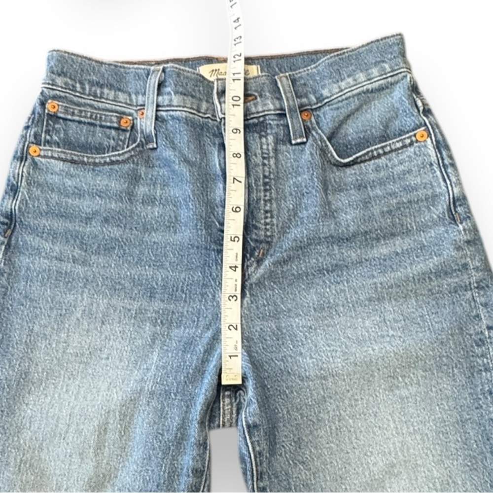 Madewell The Perfect Vintage Jean Denim Straight Leg Raw Hem Women’s Size 26 - Picture 5 of 11